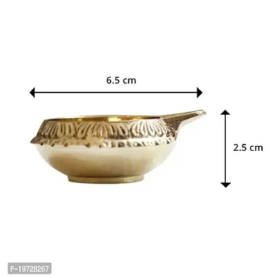 Superbazaar Brass Diya (Gold)-thumb3