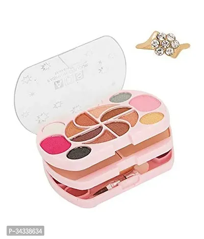 Complete 3 in 1 Fashion Make-Up Kit with Good Choice Unique Design Ring-thumb0