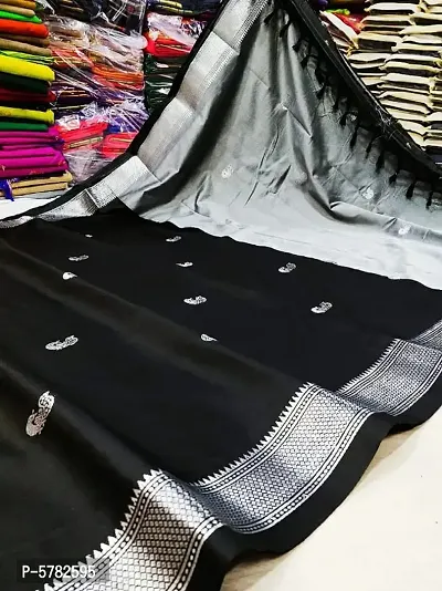 Cotton Silk Woven Design Saree with Blouse piece