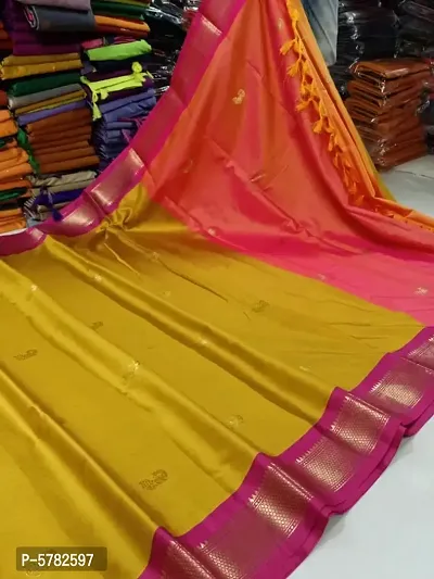 Cotton Silk Woven Design Saree with Blouse piece