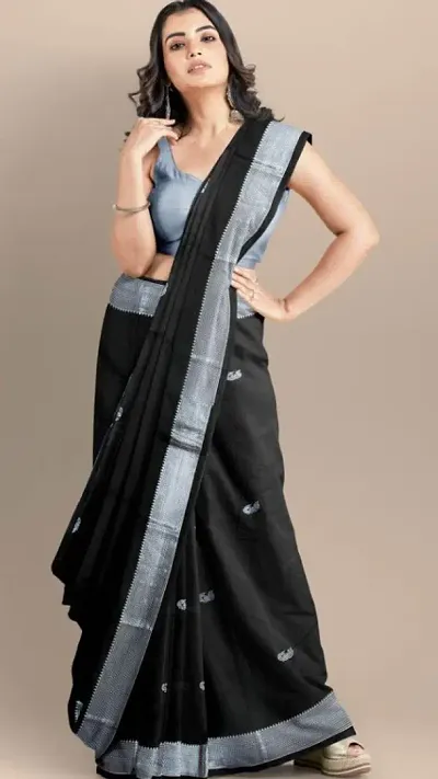 Best Selling Cotton Silk Saree without Blouse piece 