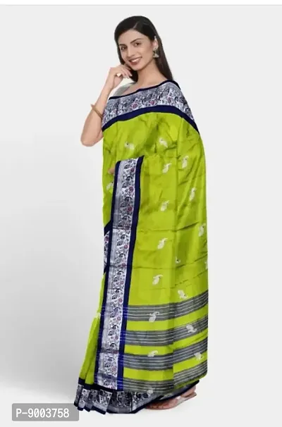 Fancy Cotton Silk Saree with Blouse Piece for Women