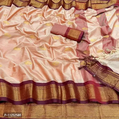 Cotton Silk Paithani Woven Saree with Blouse piece