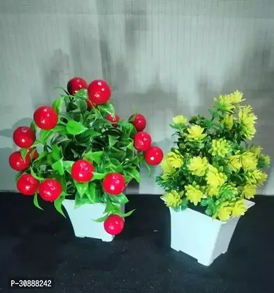 Unique Plastic Flower With Fruit Bonsai Artificial Flower With Fruit Bonsai-thumb0