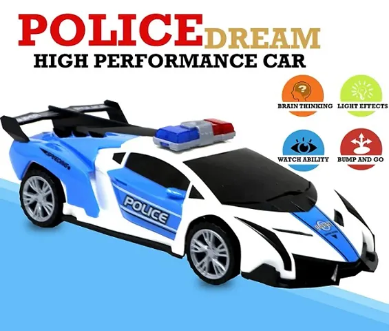 Toy Police Dancing Rescue Car; Cement Mixture Pull Back Contrucation Toy, 2 In 1 Pull Push Back Toy