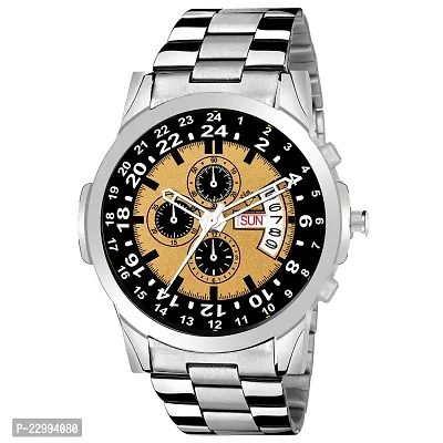 New Avatar Black Metal Chain Strap Analog Watch for Men's Analog Watch-thumb4