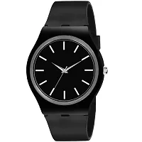 Black Water resistant Analog Watch for Men's-thumb2