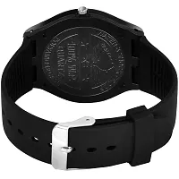 Black Water resistant Analog Watch for Men's-thumb3