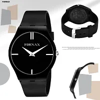 Fornax Waterproof  Wrist Watch for Men With Beaded Bracelet-thumb2