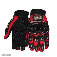 Pro biker wear Full Finger Anti-Slip Safe Bike Racing Riding Gloves Powersports (XL)-thumb1