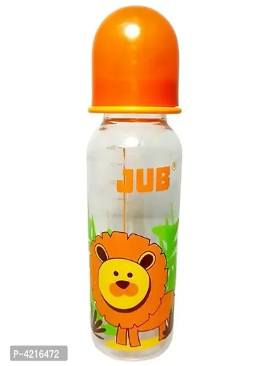 Jub Printed Baby Feeding Bottle With Colorful Lid (280ml)