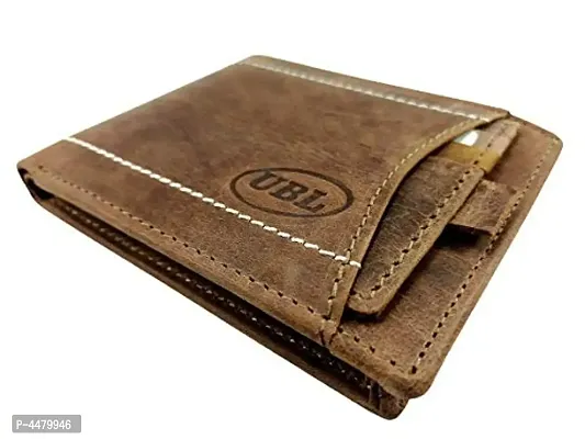 UBL Pure Leather Brown Men's Wallet with Card Holder Mens Leather Wallet-thumb0