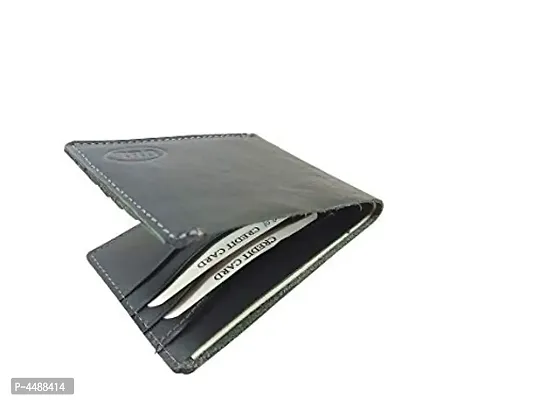 UBL Pure Leather Black Men's Wallet Leather Wallet/ Purse for Men with 7 Card Front Pockets