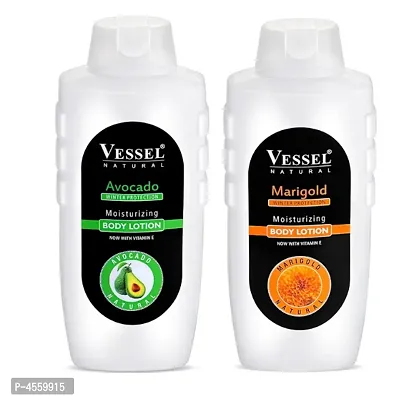 Avocado and Marigold Winter Protection Moisturizing Body Lotion With Vitamin-E Pack Of 2 (650ml each)-thumb0