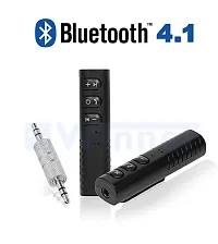 Rechargeable Wireless Bluetooth AUX Music Audio Receiver for Car, Home Compatible with All Mobile-thumb2