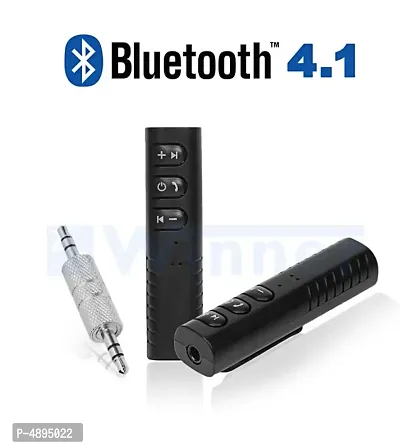 Rechargeable Wireless Bluetooth AUX Music Audio Receiver for Car, Home Compatible with All Mobile-thumb3