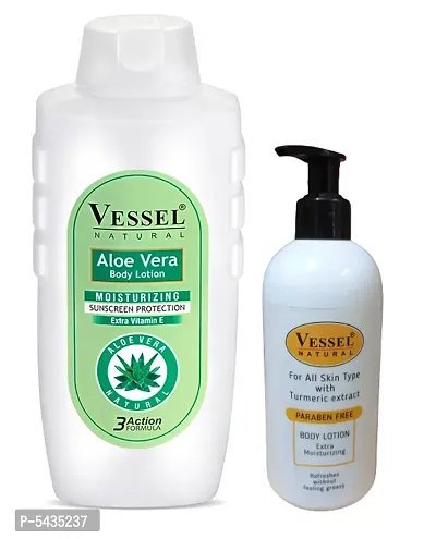 Aloe Vera & Turmeric Winter Protection Extra Moisturizing Body Lotion With Vitamin-E Pack Of 2 (650ml+300ml)