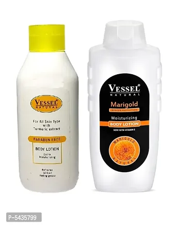 Turmeric  Extract With Marigold Winter Protection Moisturizing Body Lotion Paraben Free Pack Of 2 (1300ml)