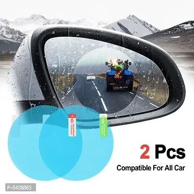 Waterproof Film Rear View Mirror Side View Glass Anti-Fog Anti-Glare Rainproof Film for Universal Car Bus