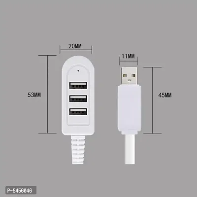 Stylish Designed Lightweight USB HUB Features With LED indicator and three ports-thumb3