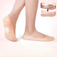 Pain Relief Anti Crack Moisturizing Full Length Silicone Gel Heel Socks For Men And Women (1 Pair)-thumb2