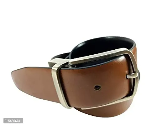 Pure Leather Men'S Reversible Brown And Black Belt-thumb0