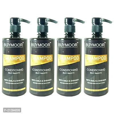 BUYMOOR Shampoo Nourishes Repair Smooth  Shine For Long and Lifeless Hair Dream Lengths for Men Women 500 ML (Pack of 4).