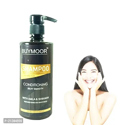 BUYMOOR Shampoo Nourishes Repair Smooth  Shine For Long and Lifeless Hair Dream Lengths for Men Women 500 ML (Pack of 4).-thumb3