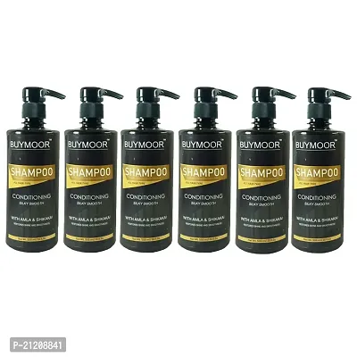 BUYMOOR Shampoo Nourishes Repair Smooth  Shine For Long and Lifeless Hair Dream Lengths for Men Women 500 ML (Pack of 6).
