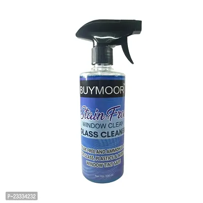 Buymoor Stain-Free Window Cleaner - Crystal Clear Glass Cleaning Solution - 500ml