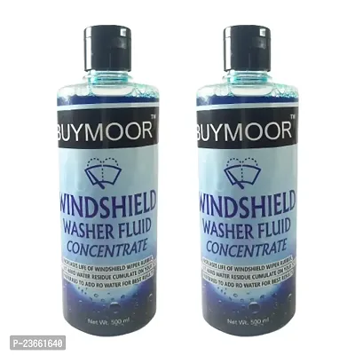 BUYMOOR Windshield Washer Fluid Concentrate - High-Performance Windscreen Cleaning Solution 500 ML (Pack Of 2)