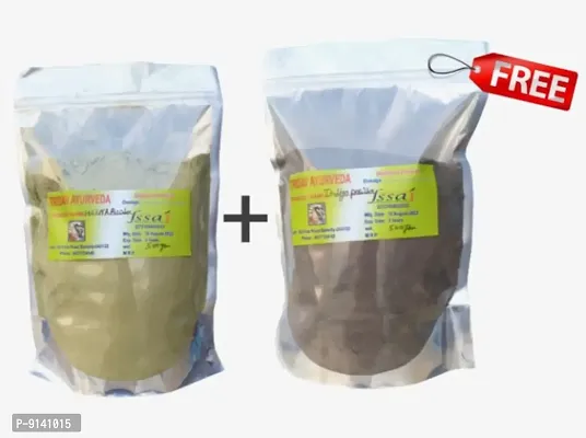 Big Offer Buy 100gm Heena Leaves Powder Get 100gm Indigo Leaves powder Free-thumb0