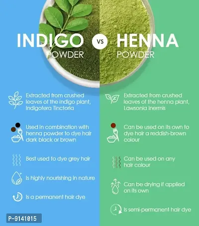 Big Offer Buy 100gm Heena Leaves Powder Get 100gm Indigo Leaves powder Free-thumb2