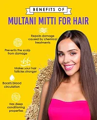TRIDEV AYURVEDA || Multani Mitti Stone For Natural Skin And Hair Care-thumb1