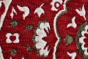 Decorative Red Cotton Carpet For Home-thumb2