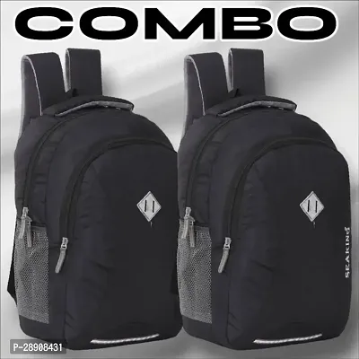 Trendy 35 L Unisex Backpack For School Office Travel Pack Of 2-thumb0