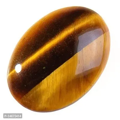 RRVGEM 4.00 Ratti Natural Earth Mined Tiger Eye/Tiger Stone/Tiger's Eye Natural Certified Tiger eye Ring Silver plated chitti Stone For Men And Women By Lab - Certified-thumb5