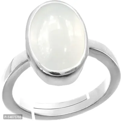 Knotted Rainbow Moonstone Silver Ring – SILBERUH
