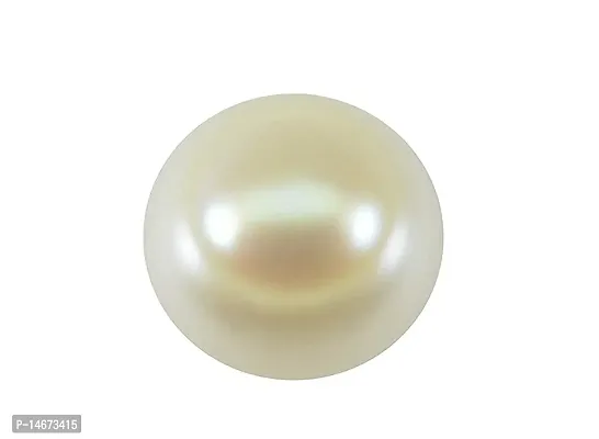 RRVGEM Pearl Stone 3.00 Carat Pearl Stone with Lab Certified Card {Pearl Gemstone moti Gemstone Certified Natural }for Men and Women-thumb0