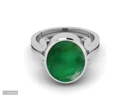 Buy 12.00 Ratti Emerald Panna Gemstone Ring For Women's and Men's at  Amazon.in