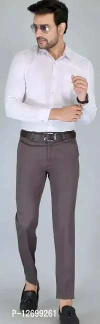 Buy JEENAY Synthetic Formal Pants for Men | Mens Fashion Wrinkle-free  Stylish Slim Fit Men's Wear Trouser Pant for Office or Party - 32 US,  Khakhi Online at Best Prices in India - JioMart.