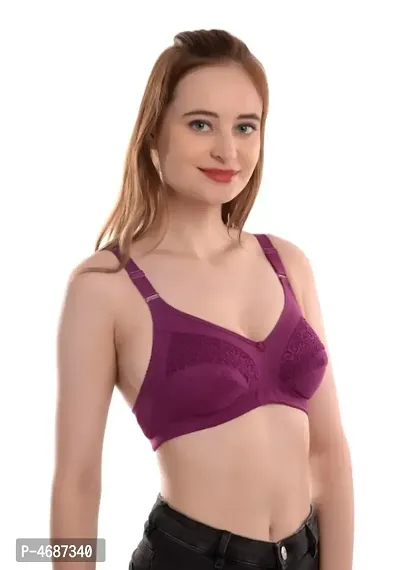 Non Padded Seamed  Women's Everyday Bra-thumb4