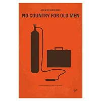 D creative No Country For Old Men - Minimal Vintage Movie Posters - Exclusive Artwork Collection | 300GSM Paper, No Frame, No Sticker, 12x18 inches, MinMov 138-thumb1