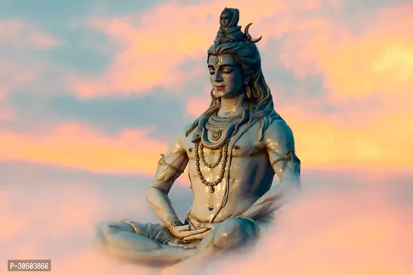 D creative Lord Shiva Hindu Religious Poster Collection - 12x18 inch (No Frame) | High Resolution posters,-thumb0