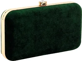 Flawo Party Formal Casual Green  Clutch-thumb1