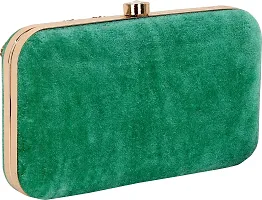 Flawo Party Formal Casual Light Green  Clutch-thumb1