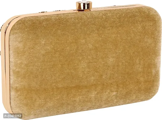 Flawo Party Formal Casual Khaki  Clutch-thumb2