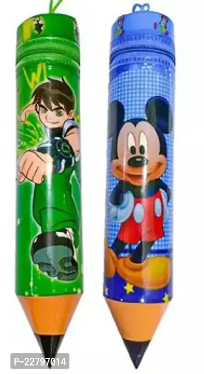 Ben 10   Mickey Pencil Shape Pouch For Your Kids