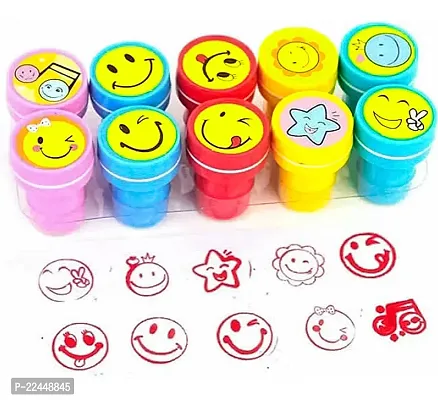 Emoji Stamp With Smileface Stamps Parents Birthday Gift Toys For Kids 10-thumb2