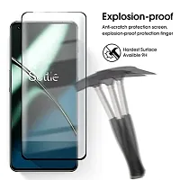 Premium Tempered Glass Design for OnePlus 11 Advanced Border Less Full Edge to Edge 3D Curved UV Screen Protector and Easy Installation Kit (Pack of 1-thumb2